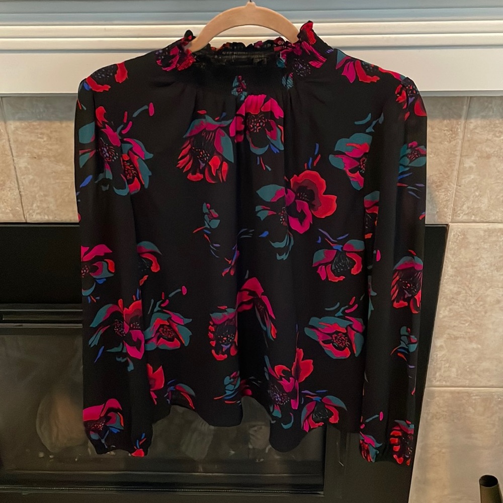 New with tag Floral J Crew Blouse